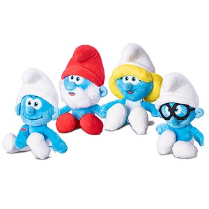 Smerfy Smurfy 3 wzory Papa Smurf Smerfetka 4 wzory - 20/15cm