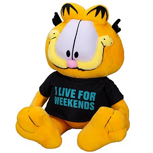 Garfield Kotek I Live For Weekends - 24cm