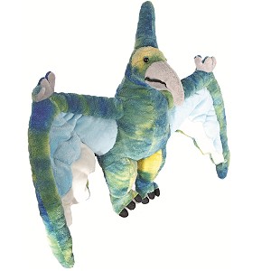 Dinozaur Pterodaktyl niebieski - 38cm