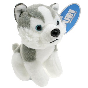 Piesek Husky Siedzcy DUBI - 14cm