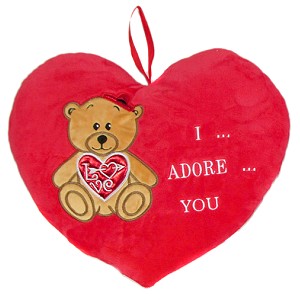 Poduszka Serce Mi I Adore You 2 kolory - 15cm