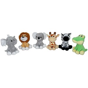 Zwierzta Mix So Lew Mi Koala yrafa Zebra Krokodyl - 16cm