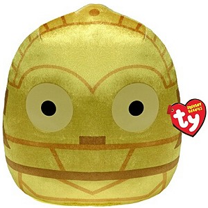 Poduszka C-3P0 Star Wars Squishy Ty - 22x22cm