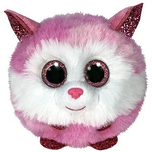 Piesek Husky Kula Princess Puffies TY - 9cm