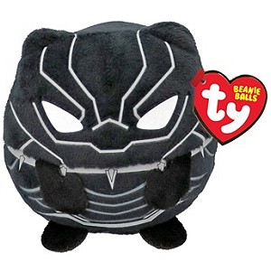 Black Panther Czarna Pantera Marvel Kula Puffies TY - 9cm