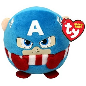 Captain America Kapitan Ameryka Marvel Kula Puffies TY - 9cm